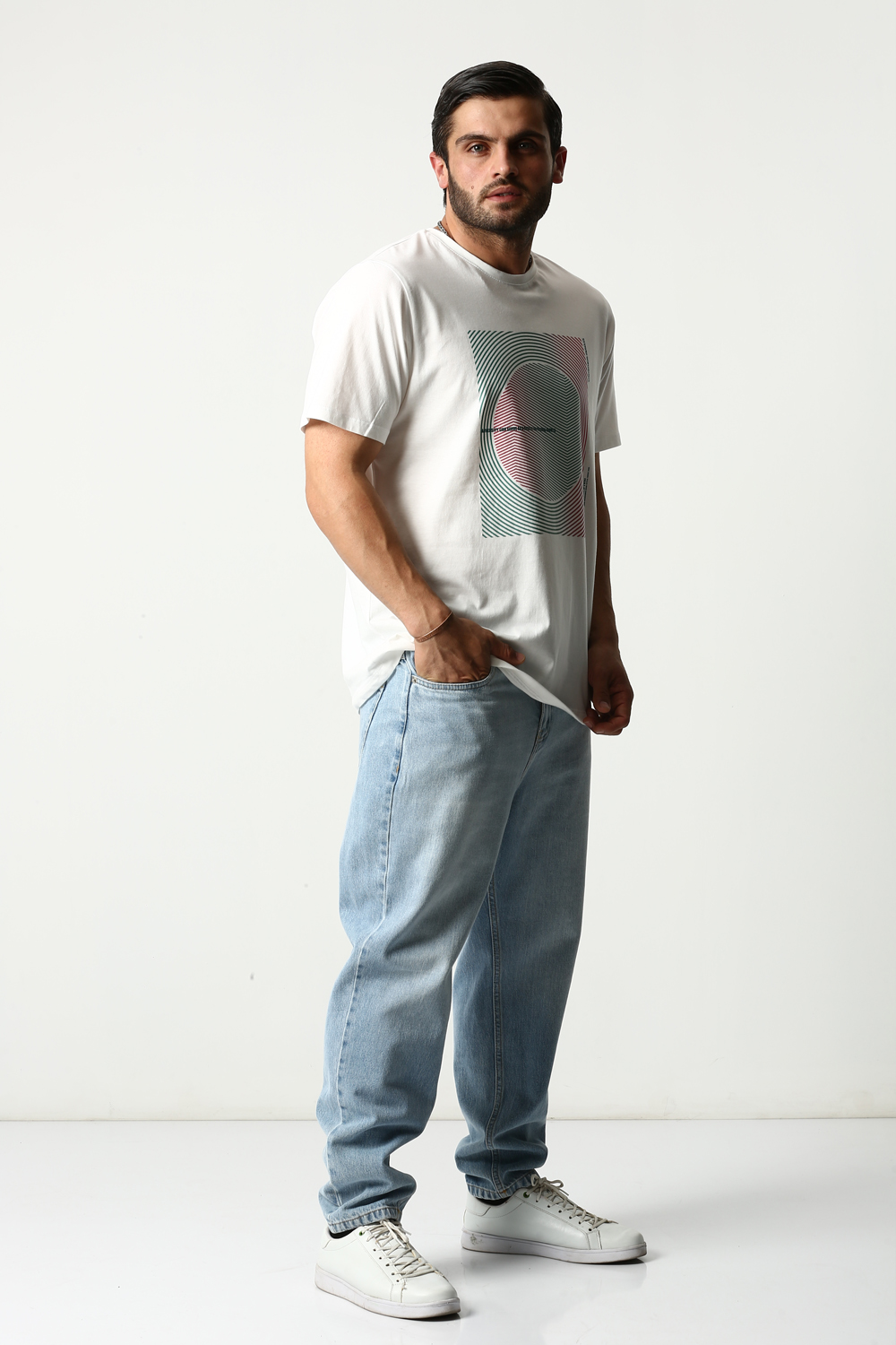 تیشرت بیسیک مردانه چاپ
