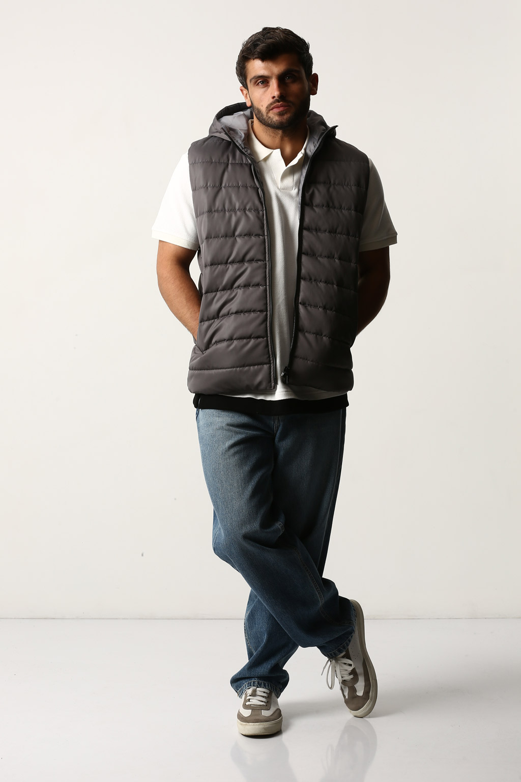 پافر بیسیک کلاه دار حلقه ای مردانه