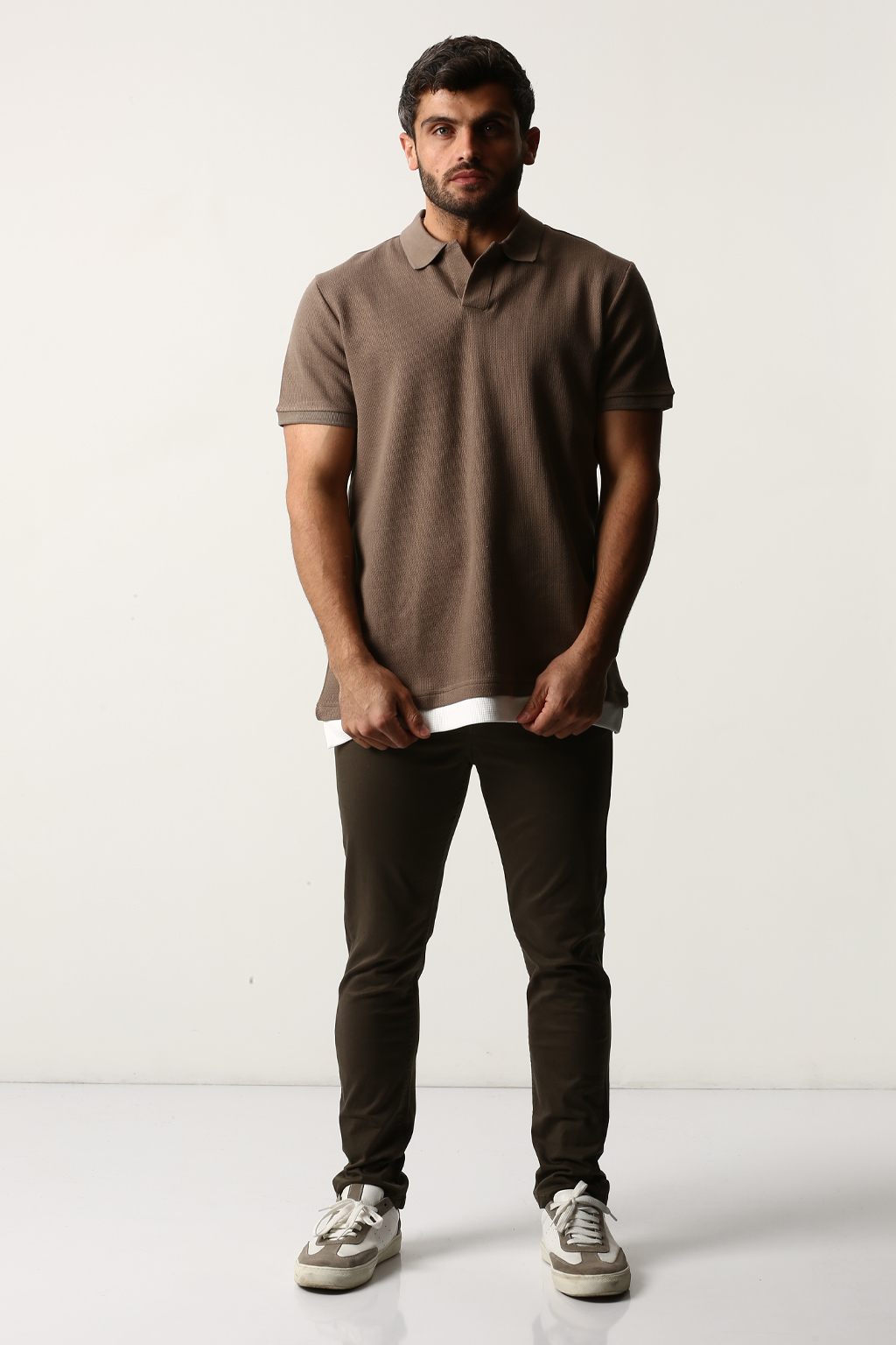 شلوار کتان اسلیم مردانه