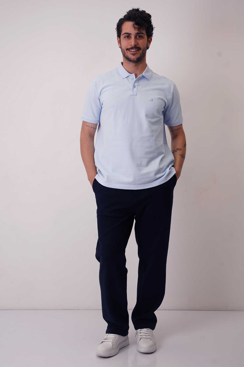 شلوار راسته پشت کمرکش مردانه