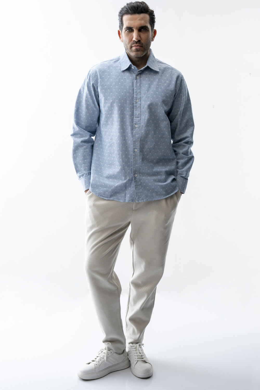 پیراهن ژاکارد رگولار مردانه