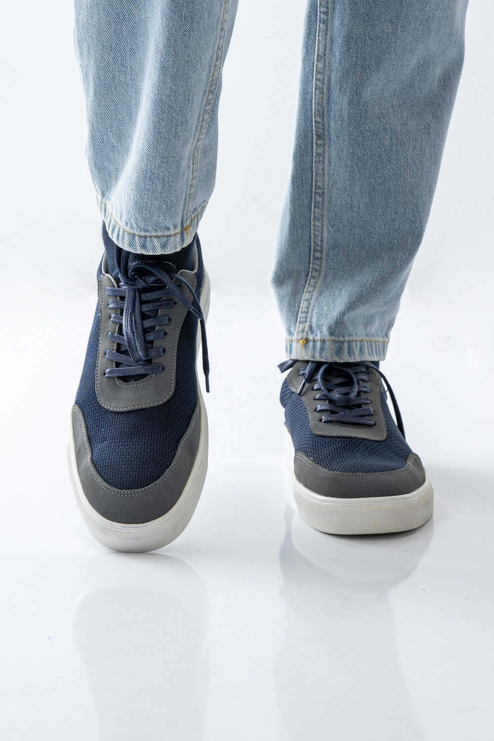 کفش اسنیکر دو رنگ مردانه  