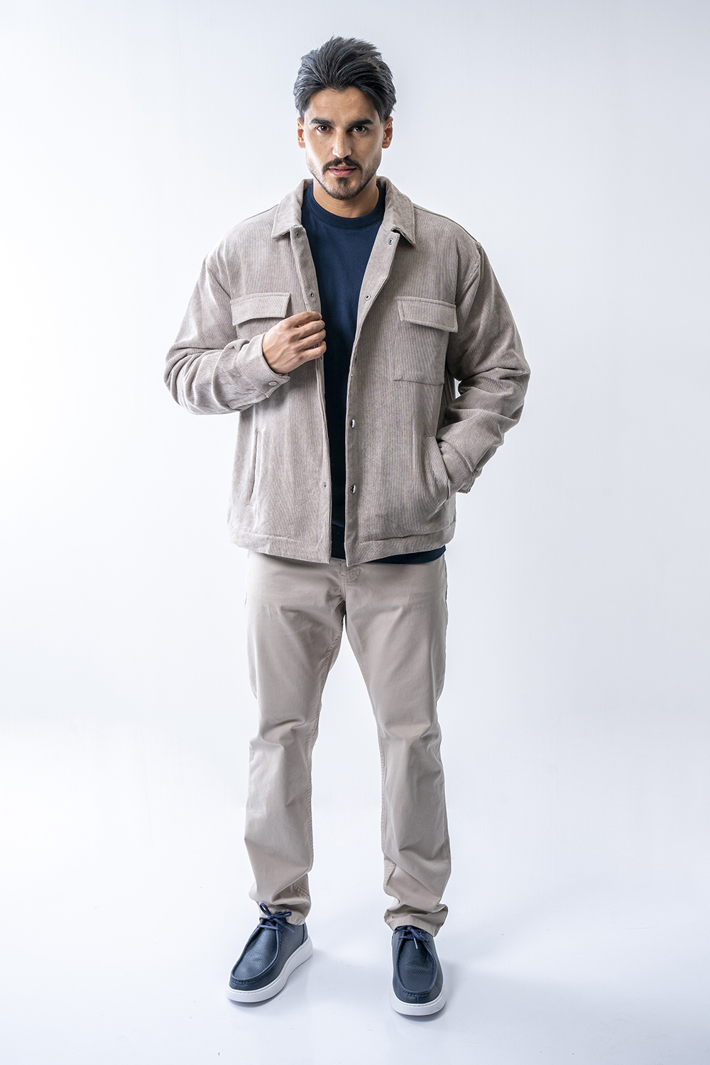 کت مخمل کبریتی مردانه