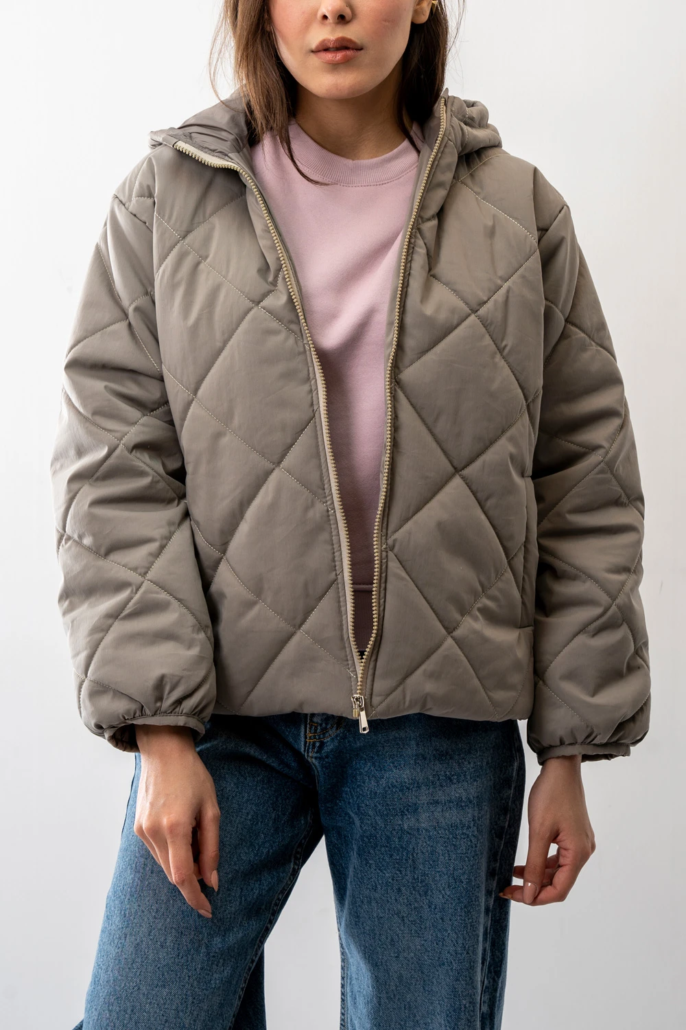 کاپشن کلاه دار زنانه