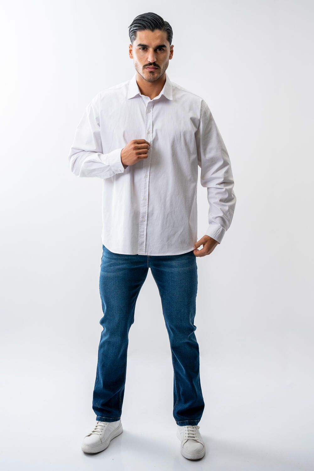 پیراهن آستین بلند بیسیک رگولار مردانه