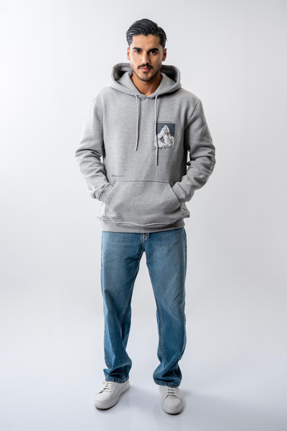 هودی بیسیک چاپی Stay bold مردانه