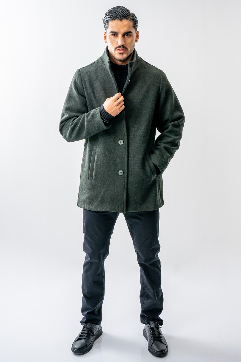 کت فوتر یقه ایستاده مردانه