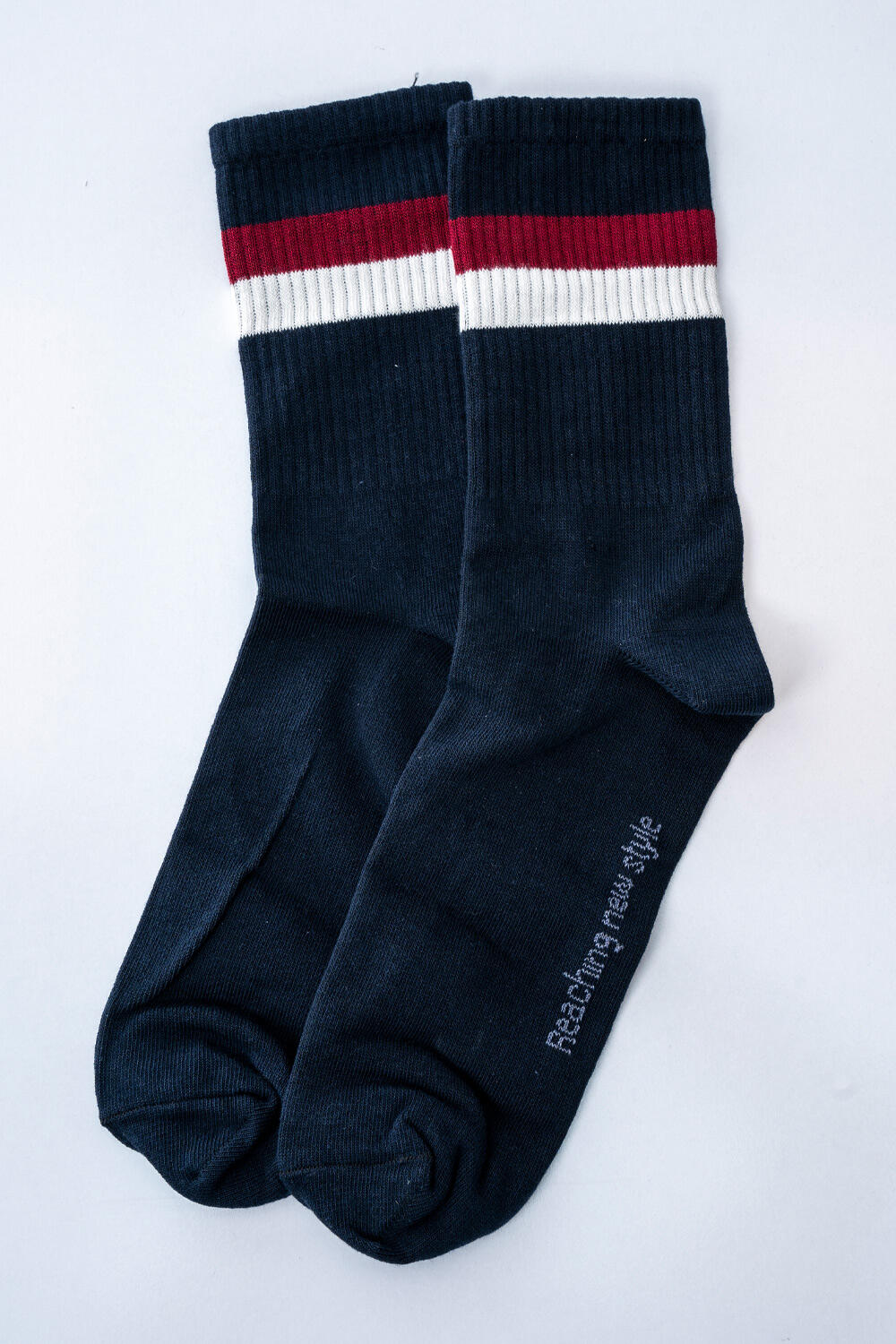 جوراب نیم ساق دو لاین مردانه 