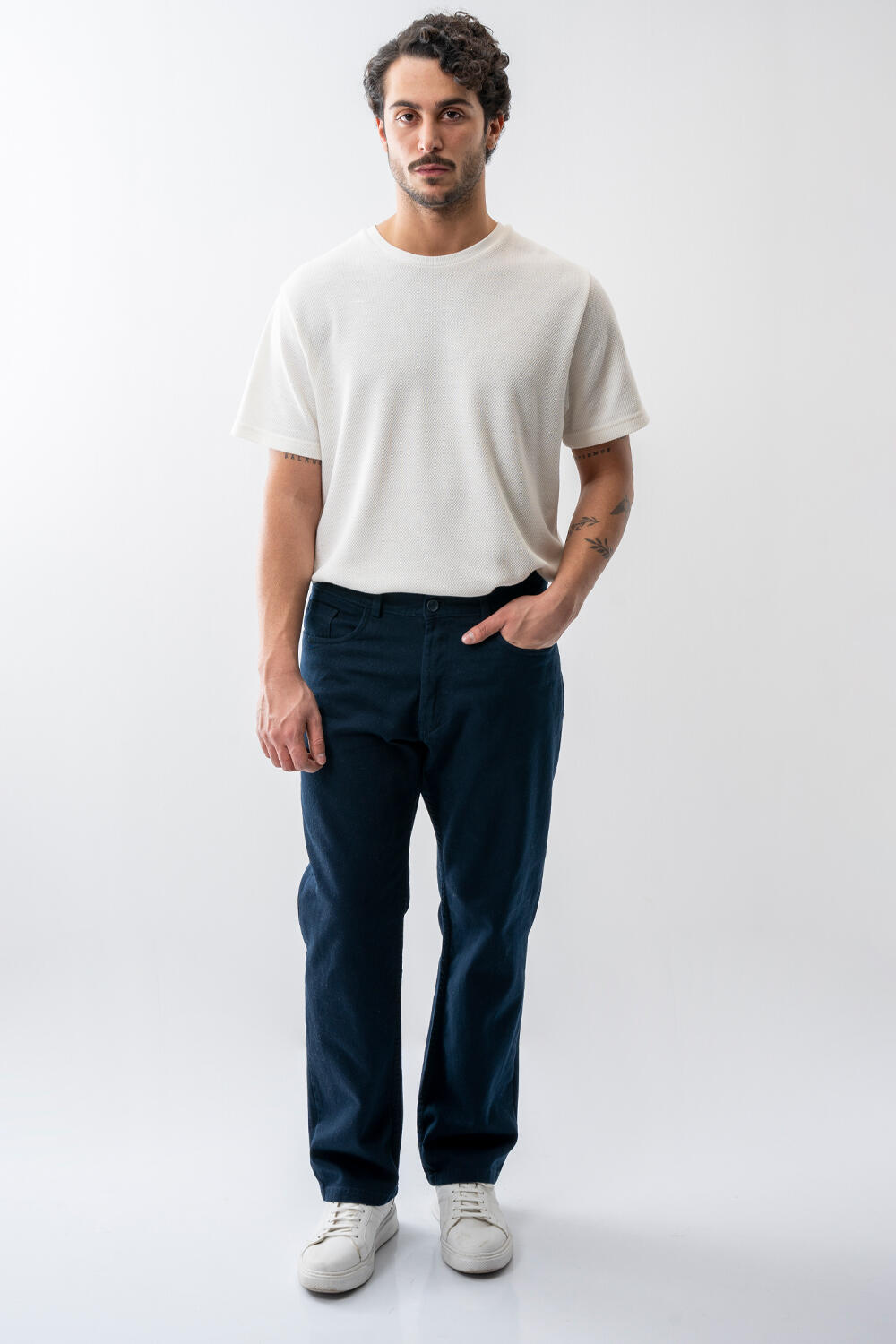 شلوار کتان رگولار مردانه 