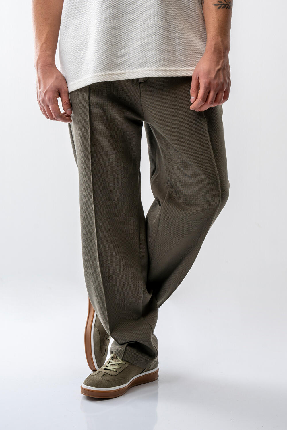 شلوار کمر کش اسلیم مردانه